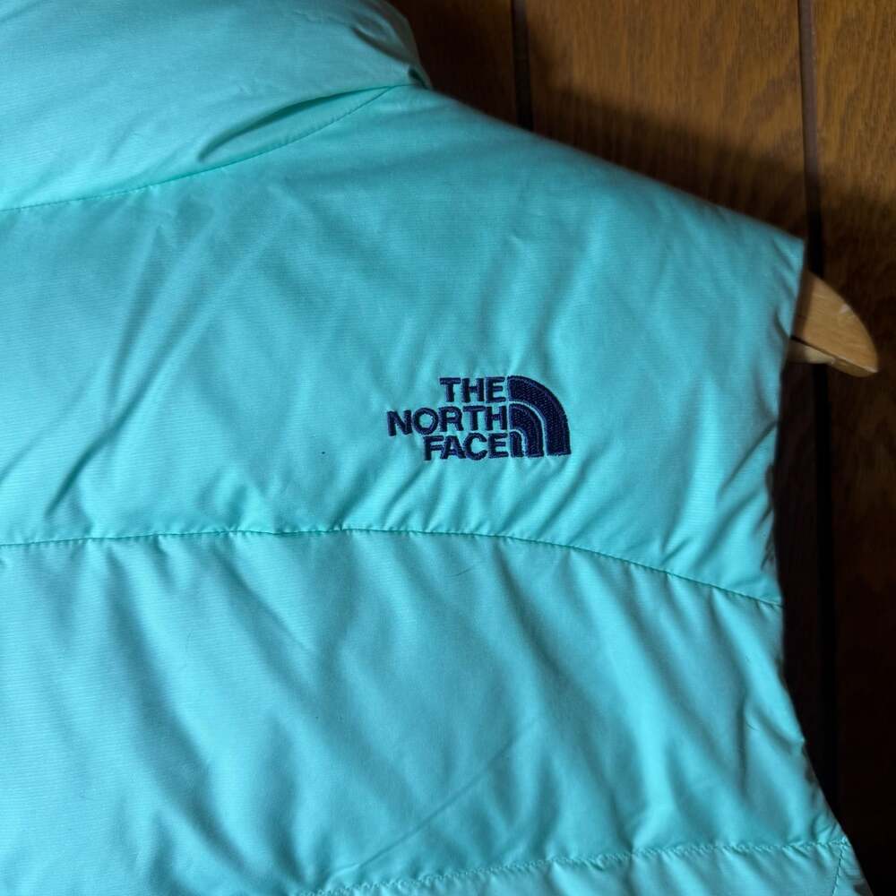 The North Face 700 Fill Down Puffer Vest Women's XL Mint Green - Picture 7 of 7